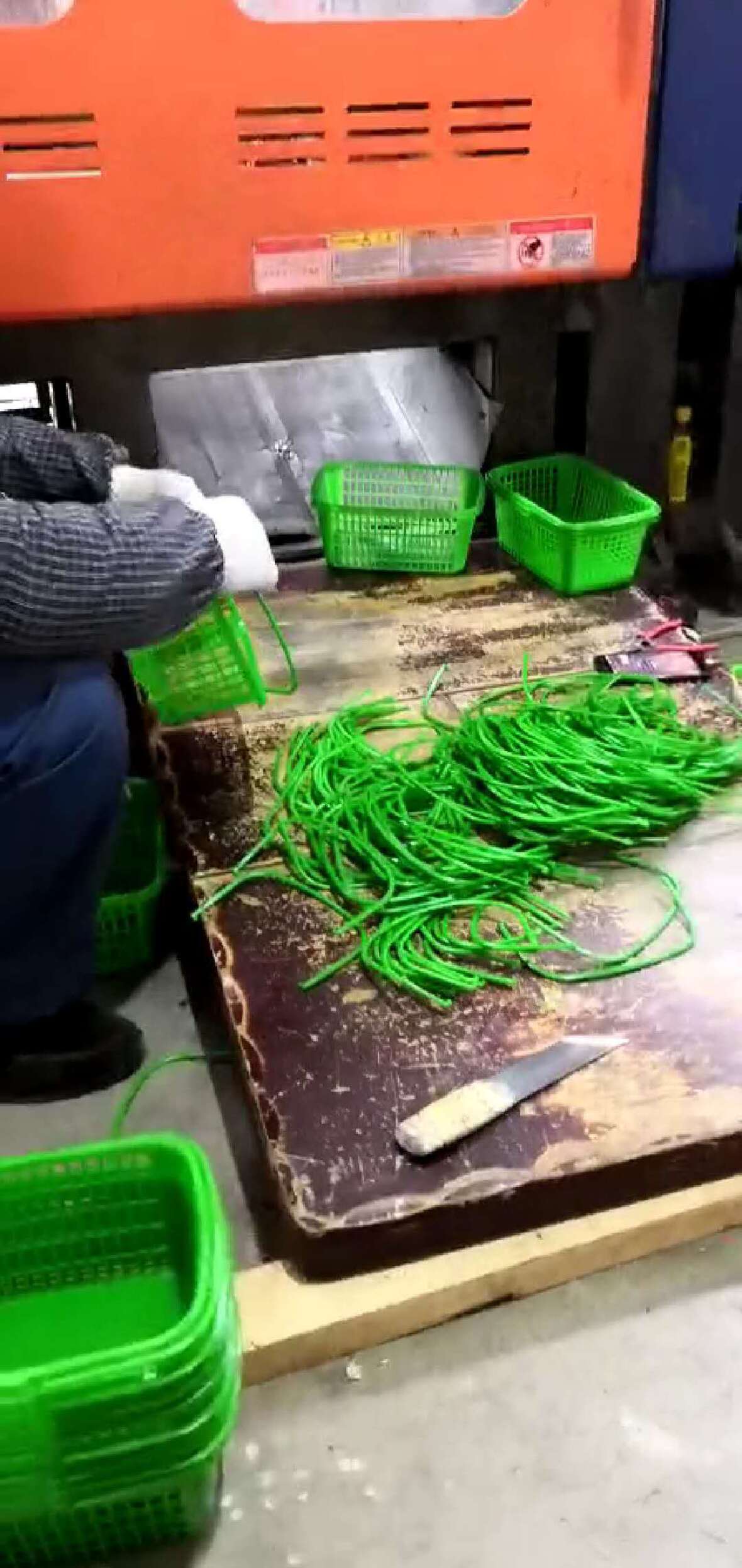 PP注(zhu)塑水果(guo)筐、果綠(lü)色